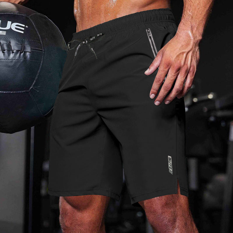 Herren Sportliche Trainingsshorts mit funktionalen Taschen und elastischem Bund Echoarchiv