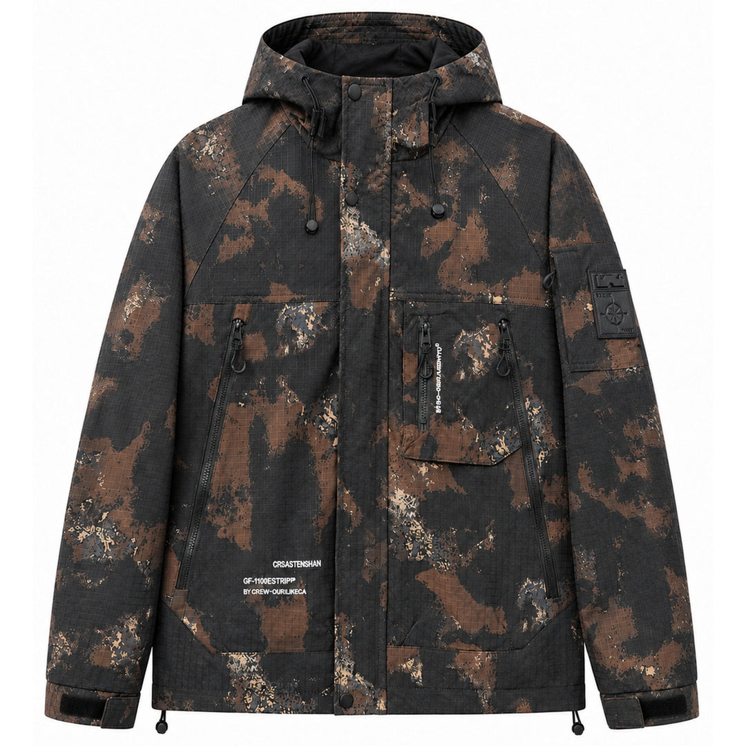 Herren Multifunktionale Outdoorjacke mit Kapuze Echo Archiv