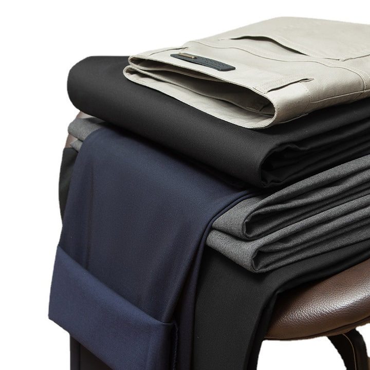 Herren Elegante Business-Chino mit Stretchkomfort und schlankem Bügelsaum Echo Archiv