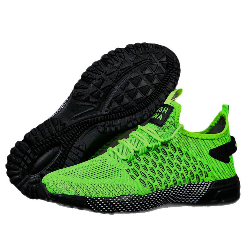 Herren Strick-Sockensneaker für Training und Trail mit robuster Profilsohle Echoarchiv