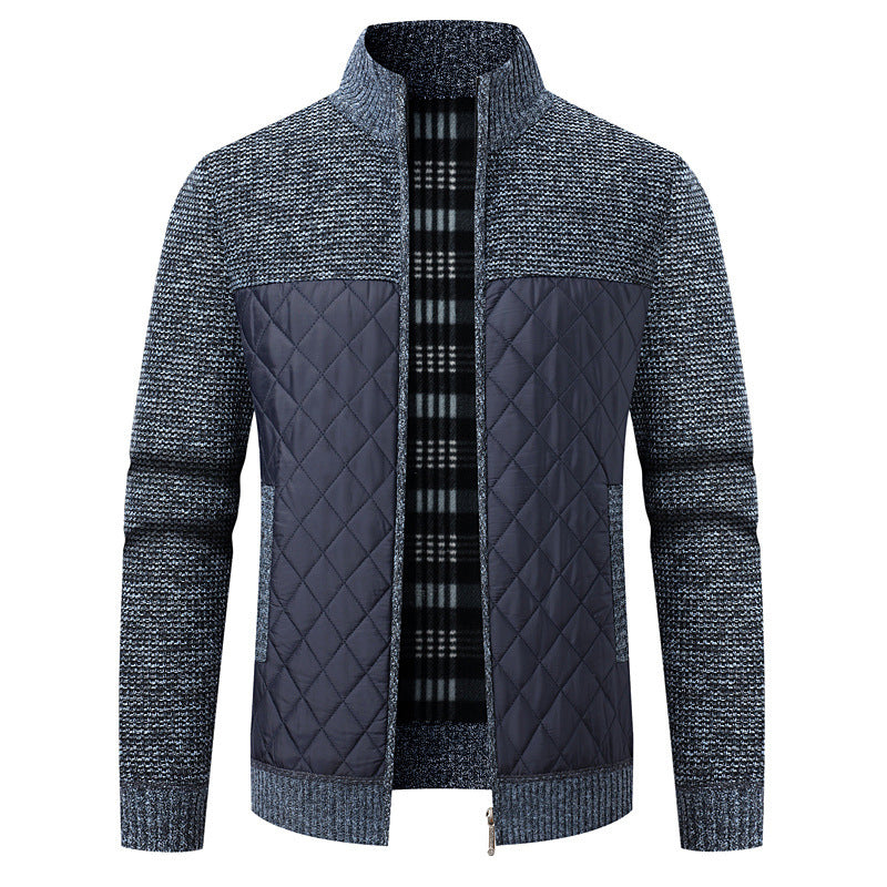 Herren modische Übergangsjacke mit strukturiertem Design und isolierendem Innenfutter Echoarchiv