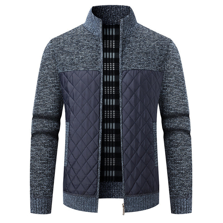 Herren modische Übergangsjacke mit strukturiertem Design und isolierendem Innenfutter Echoarchiv