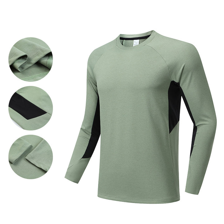 Herren Sportliches Langarmshirt mit Belüftungszonen Echoarchiv