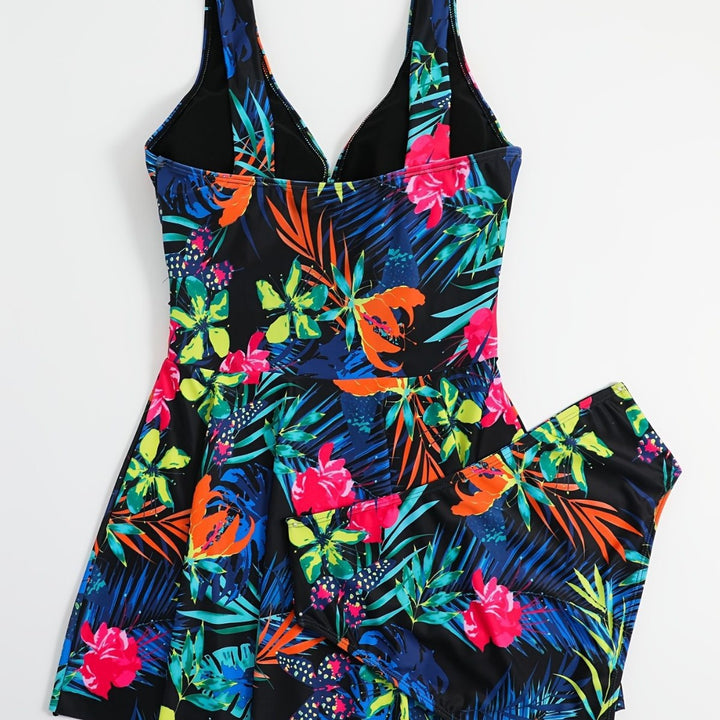 Damen Schwimmanzug mit elegantem Wickeldesign Echo Archiv