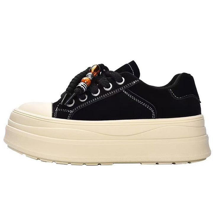 Damen Plateau-Sneaker mit dekorativen Schnürdetails und komfortabler Sohle Echo Archiv