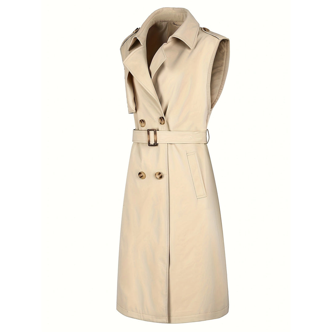 Damen Eleganter Trenchcoat mit Gürtel Echo Archiv