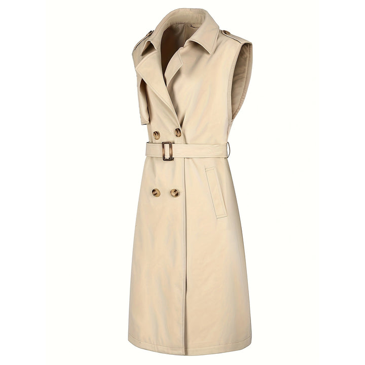 Damen Eleganter Trenchcoat mit Gürtel Echo Archiv