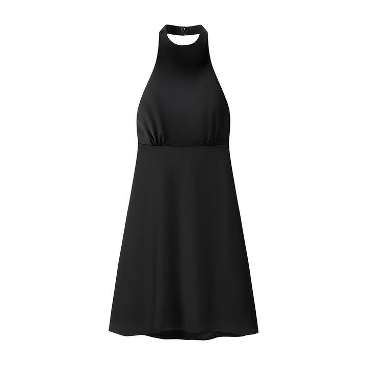 Damen Halterkleid mit schwingendem Rock und elegantem, fließendem Schnitt Echo Archiv