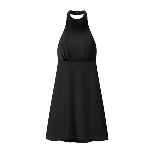Damen Halterkleid mit schwingendem Rock und elegantem, fließendem Schnitt Echo Archiv