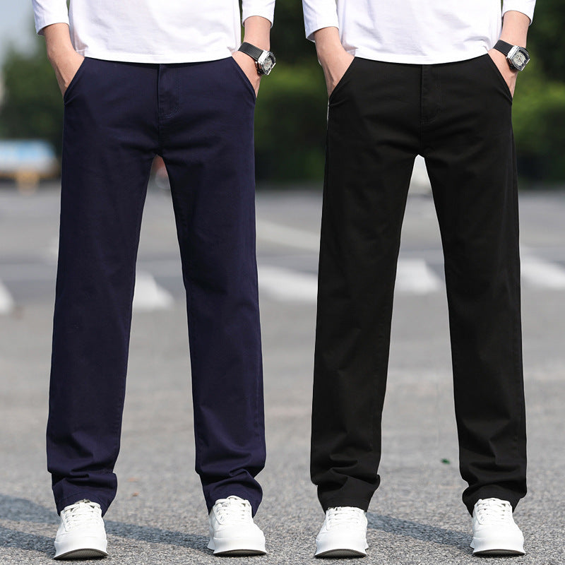 Herren Slim Fit Stretch-Hose mit elastischem Bund und geradem Bein Echo Archiv