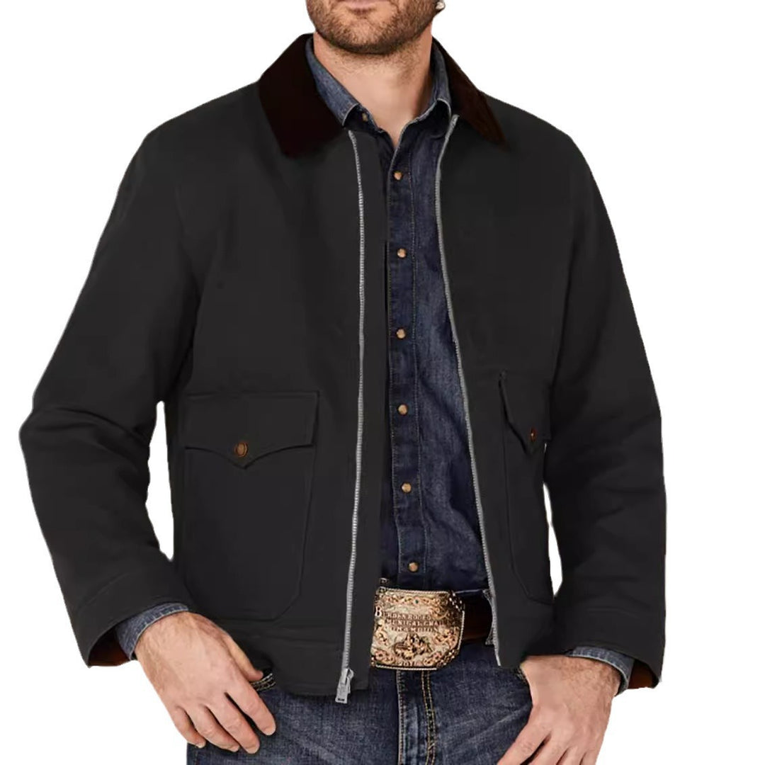 Herren rustikale Utility-Jacke mit praktischen Taschen Echoarchiv