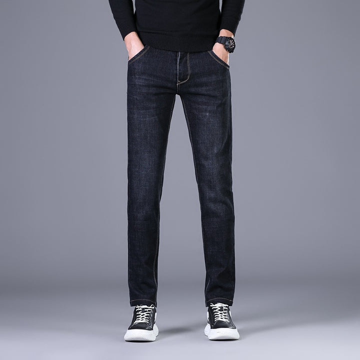 Damen Elastische Slim‑Straight-Jeans mit hohem Komfortbund Echo Archiv