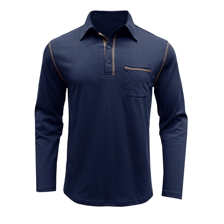 Herren Polohemd mit praktischer Brusttasche und sportlichem Design Echoarchiv
