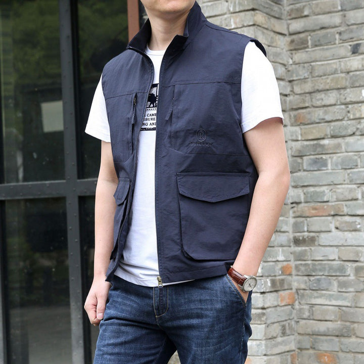 Herren Outdoor Weste Echo Archiv