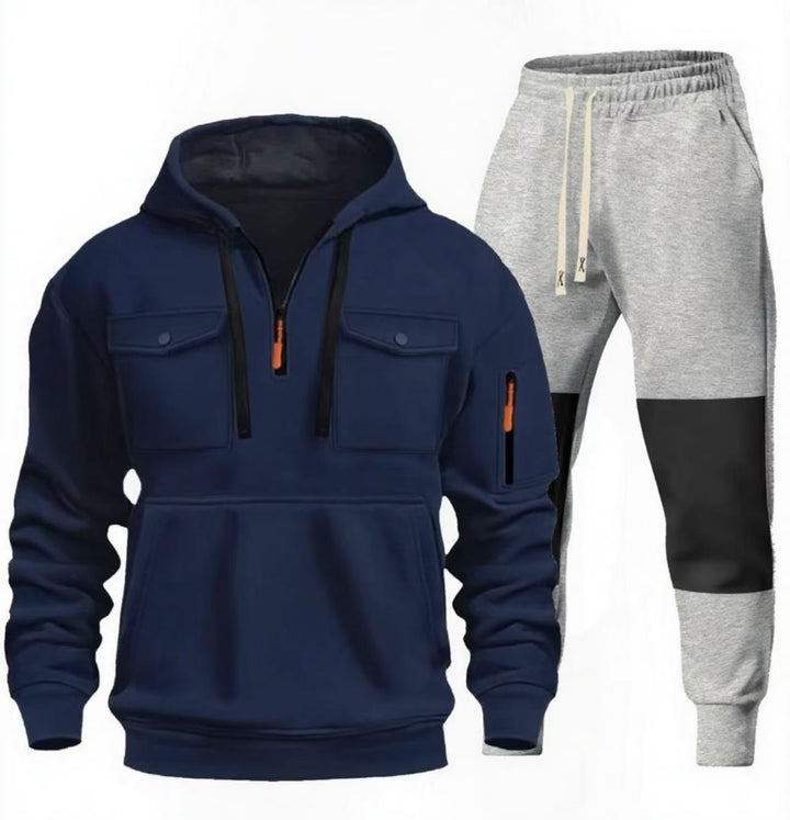 Herren funktionaler Sweatshirt- und Jogginghosen-Set Echoarchiv