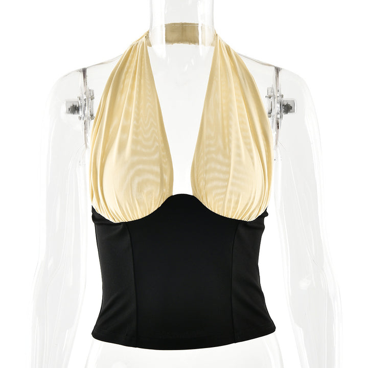Damen Haltertop mit elegantem Drapierungseffekt Echo Archiv