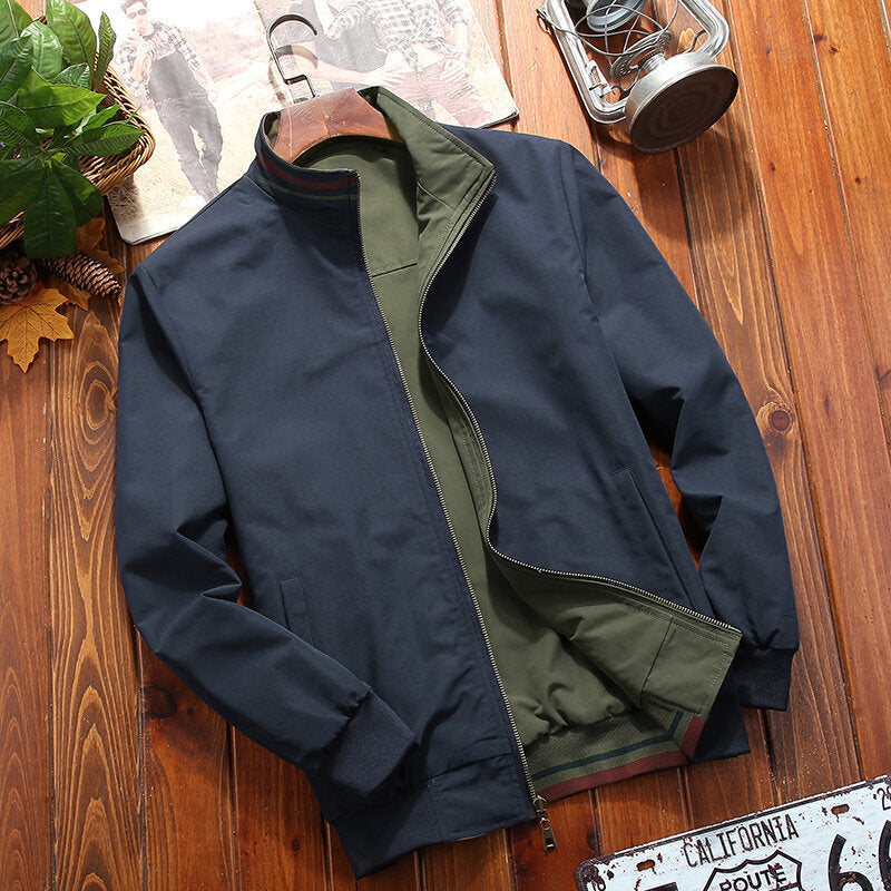 Herren Stylische Übergangsjacke mit hoch geschlossenem Kragen Echo Archiv