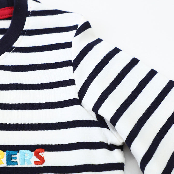 Jungen Langarmshirt mit Baumwollstoff und niedlichem Meerschweinchen-Motiv Echo Archiv