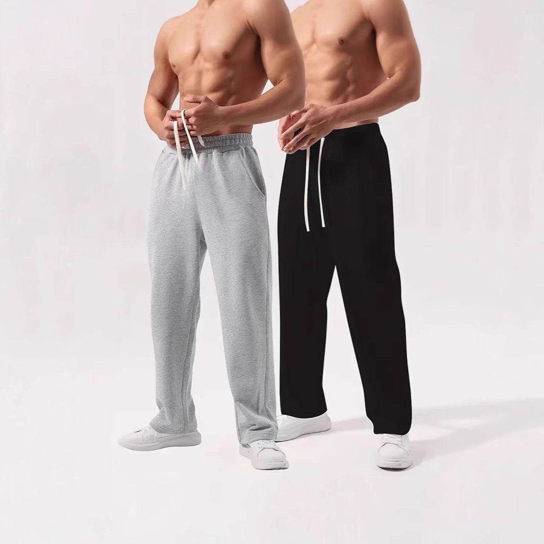 Herren nan locker sitzende Jogginghose aus Baumwollmischung mit elastischem Bund und Seitentaschen Echo Archiv