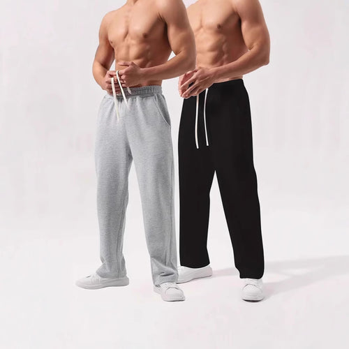 Herren nan locker sitzende Jogginghose aus Baumwollmischung mit elastischem Bund und Seitentaschen Echo Archiv