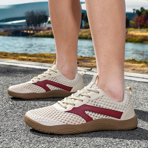 Herren nan urbaner Mesh-Runner mit dreidimensionalem Belüftungsgewebe, stoßdämpfender Leichtschaum-Zwischensohle und Fersen-Zuglasche Echo Archiv