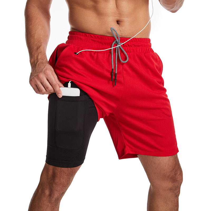 Herren Sportliche Hybrid-Shorts mit praktischen Taschen und atmungsaktivem Material Echoarchiv