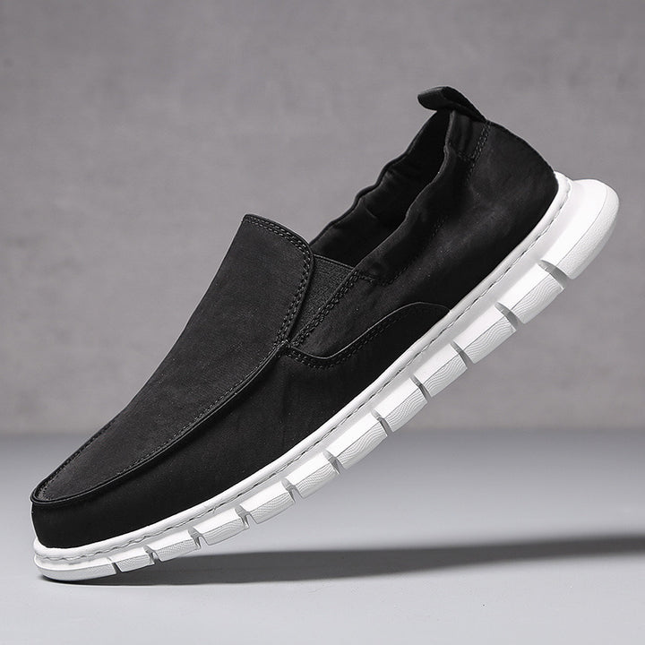 Herren Slipper-Sneaker im Mokassin-Stil mit elastischem Einstieg und segmentierter Komfortsohle Echoarchiv