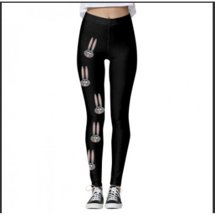 Damen Gemusterte Weihnachtsleggings Echoarchiv