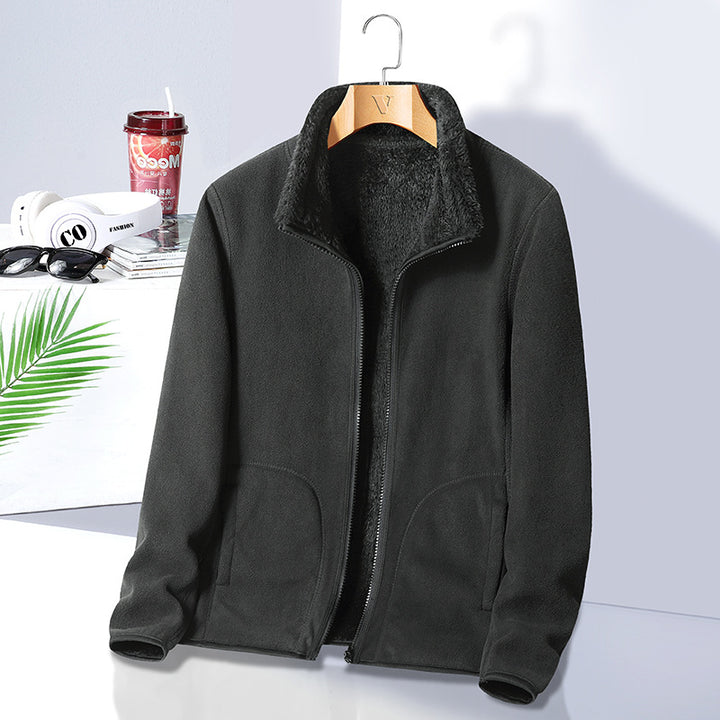 Damen Fleecejacke mit hohem Kragen Echo Archive
