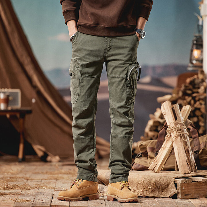 Herren Cargo-Hose mit praktischen Taschen und elastischem Bund Echoarchiv
