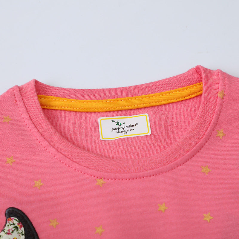 Mädchen Langarmkleid mit niedlichem Tiermotiv Echo Archiv