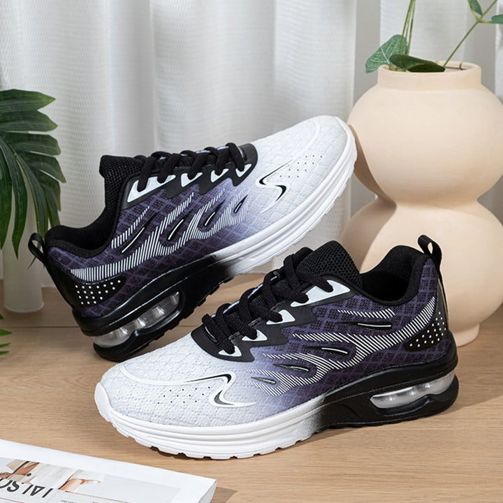Damen nan leistungsorientierter Fitnesssneaker mit sichtbarer Luftdämpfung und nahtlosem Strickobermaterial Echo Archiv