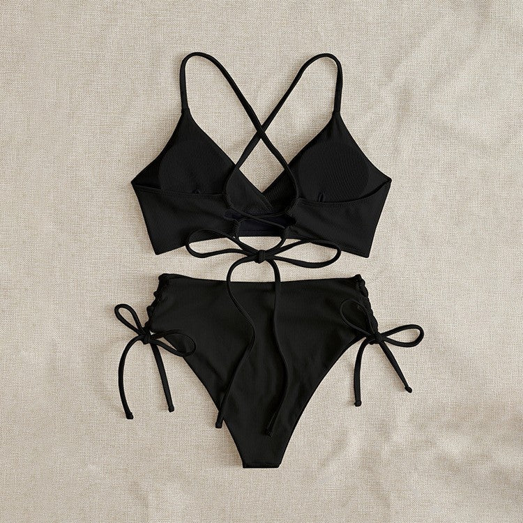 Damen Bikini-Set mit raffiniertem Schnürdetail Echo Archiv