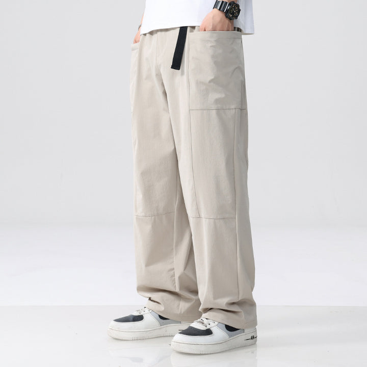 Herren Weite Utility-Cargohose im Relaxed-Fit mit aufgesetzten Taschen Echoarchiv