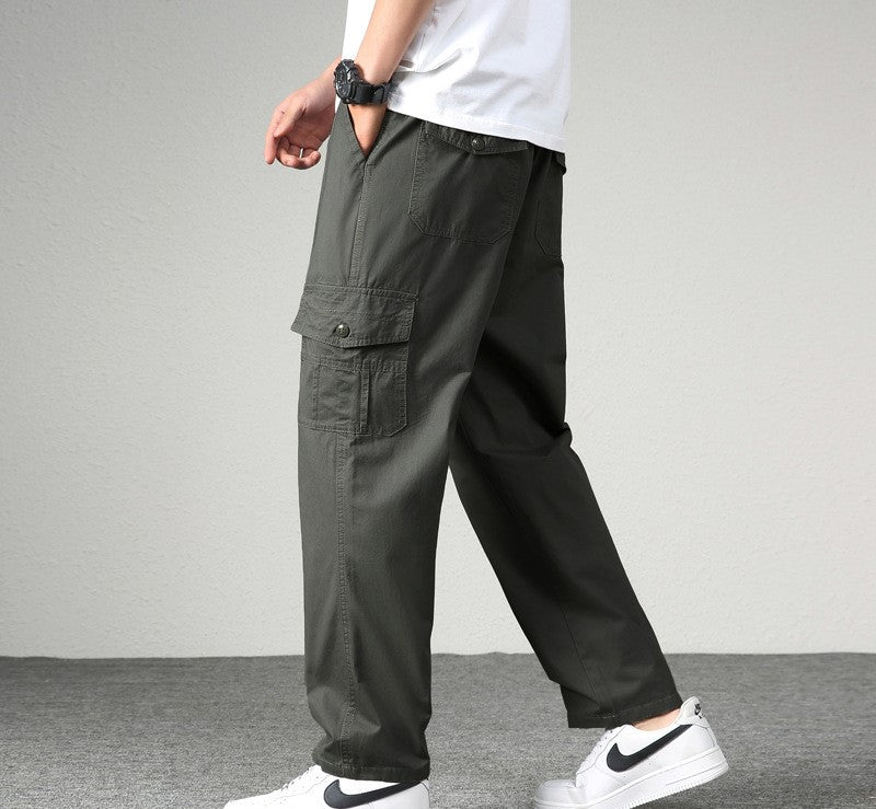 Herren Cargo-Hosen mit multifunktionalen Taschen und atmungsaktivem Stoff Echoarchiv