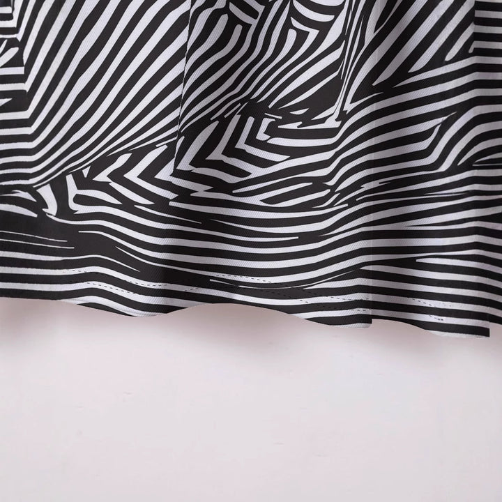 Herren Kurzarm Poloshirt mit modernem Streifendesign Echoarchiv