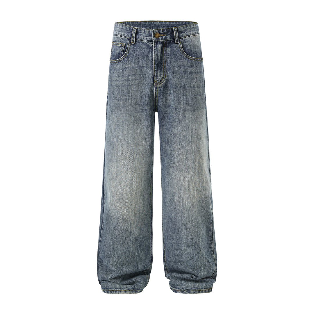 Herren Weite Vintage-inspirierte Komfort-Jeans mit geradem Bein Echo Archiv