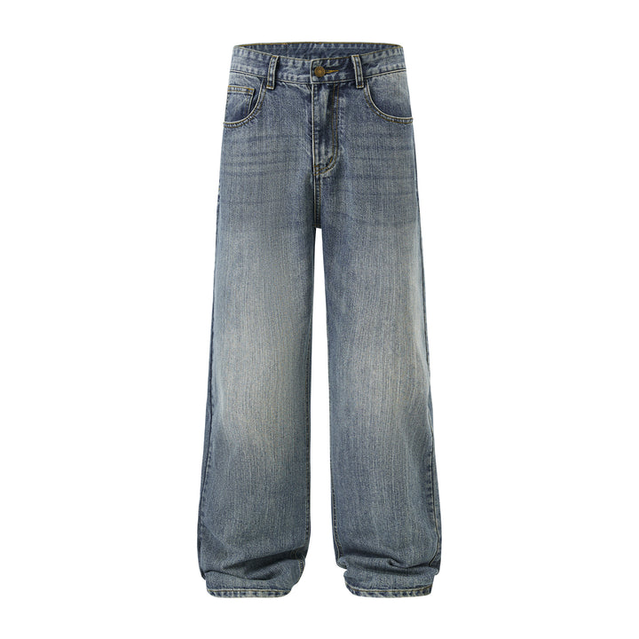 Herren Weite Vintage-inspirierte Komfort-Jeans mit geradem Bein Echo Archiv