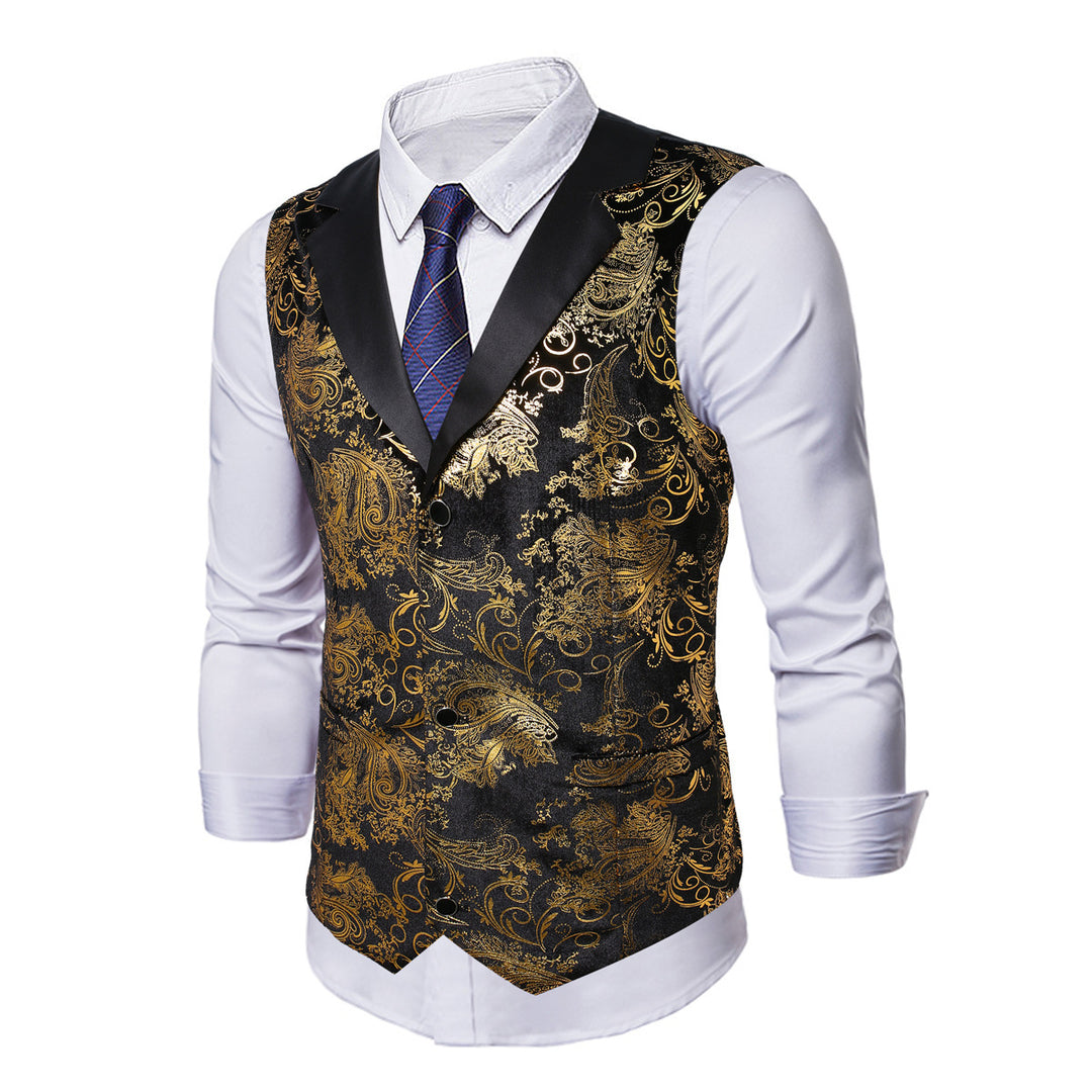 Herren elegante Pailletten Weste Echoarchiv