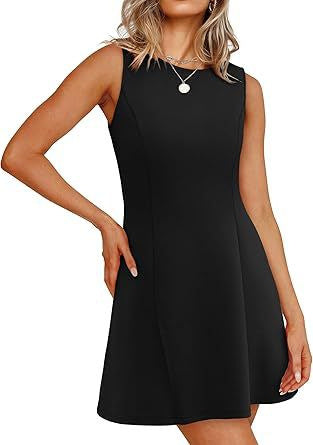 Damen ärmelloses A-Linien Kleid mit zeitlosem Schnitt Echoarchiv