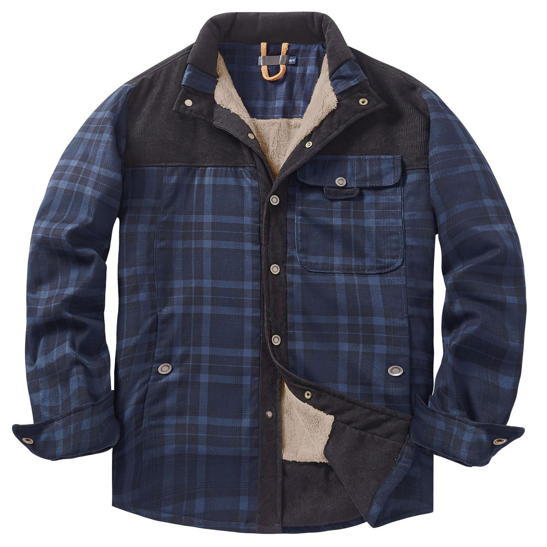 Herren Flanelljacke mit kuscheligem Innenfutter Echoarchiv