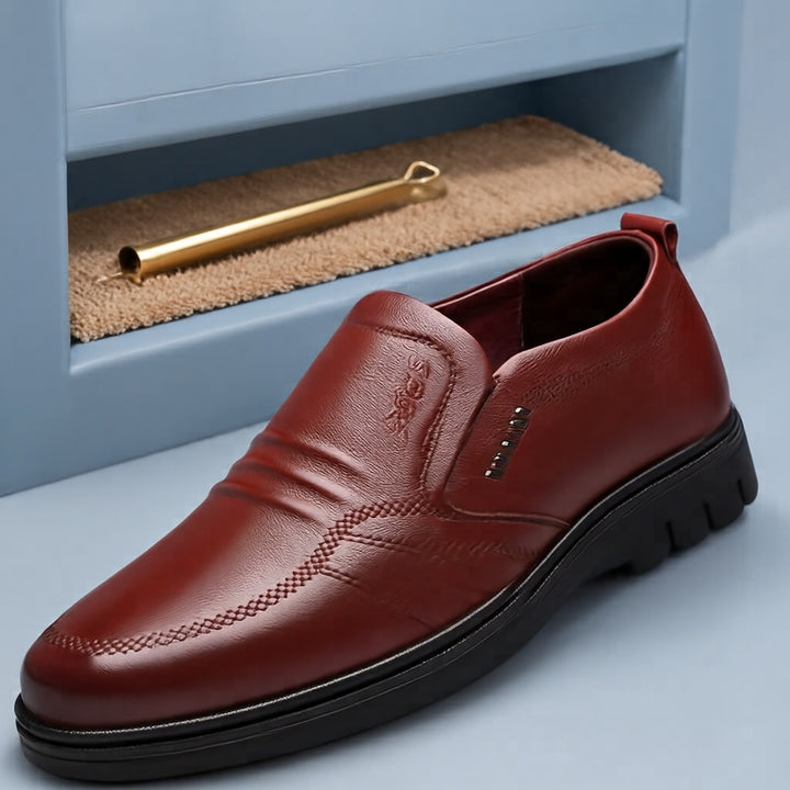 Herren Bequeme Slip-On Lederschuhe Echoarchiv 1788175503