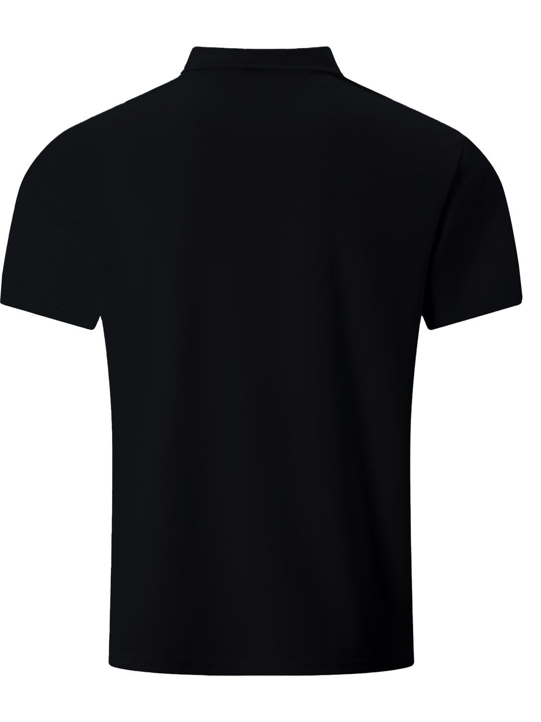 Herren Polo-Shirt mit auffälligem grafischen Print Echoarchiv