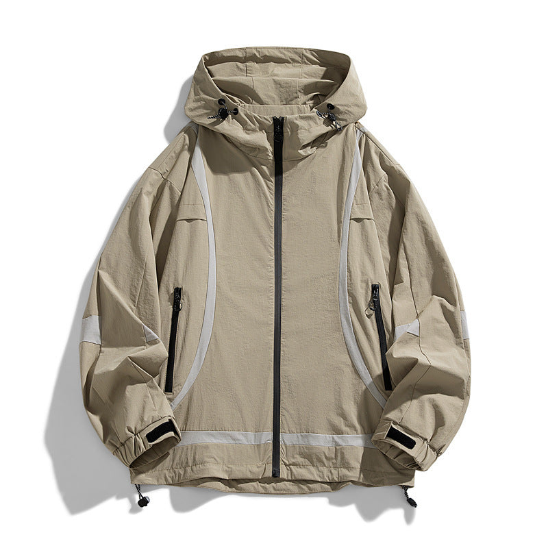 Herren Moderne Outdoor-Jacke Echo Archiv