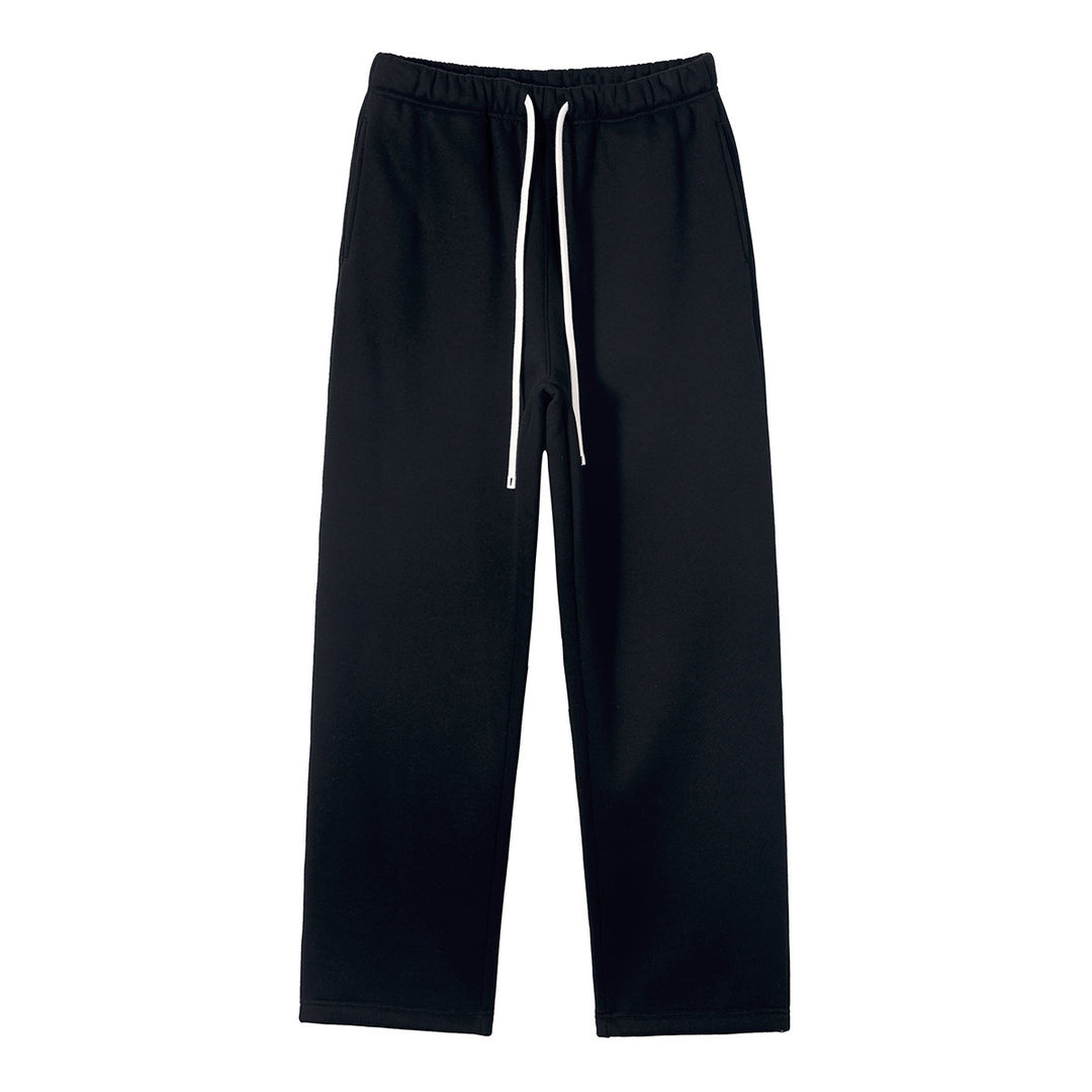 Damen weite Relax-Sweathose mit elastischem Komfortbund, kontrastierendem Kordelzug und geradem Bein – Avélisse