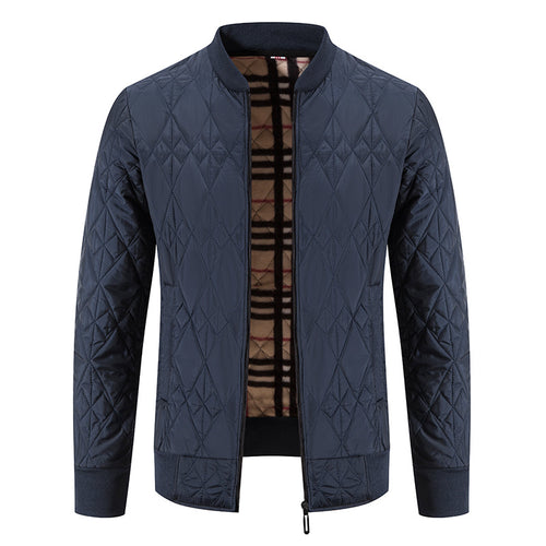 Herren Steppjacke mit modernem Design und praktischem Reißverschluss Echoarchiv