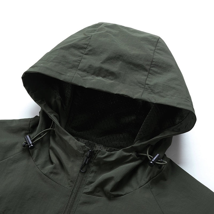 Herren Leichte Outdoorjacke mit Kapuze Echo Archiv