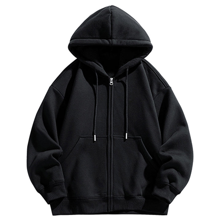 Herren Oversize Kapuzen‑Sweatjacke mit durchgehendem Reißverschluss und Kängurutasche Echo Archiv