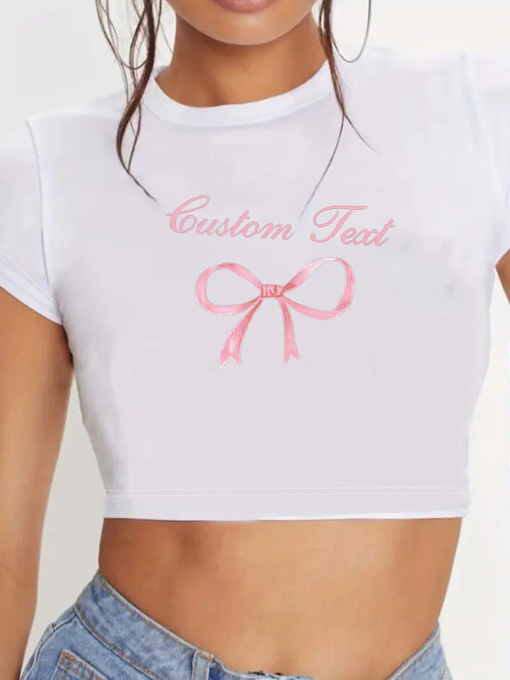Damen Crop-Top mit innovativem Spinnen-Netz-Design Echo Archiv