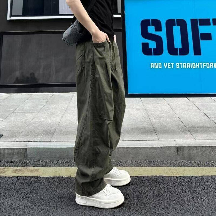 Herren Lässige Weitgeschnittene Hose Echoarchiv